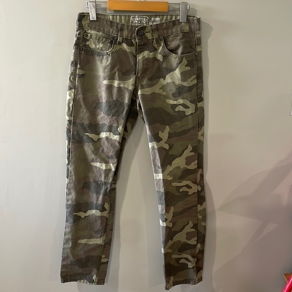 Levi's Signature Skinny Faded Camo Jeans 29x30